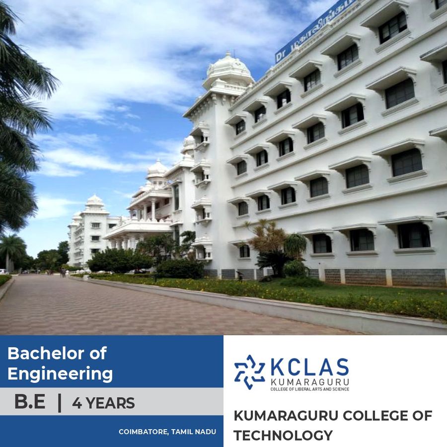 Bachelor of Engineering [B.E] at Kumaraguru College of Technology - Kct, Coimbatore